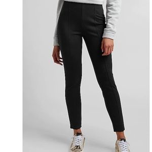 EXPRESS High Waisted Pull-On Twill Leggings